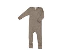 Engel Natur Baby Schlafanzug Wolle Seide walnuss Gr. 74/80