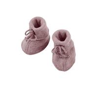 Engel Natur, Baby-Schühchen Fleece, 100% Wolle (kbT) (1 (50/56), Rosenholz Melange)