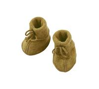 Engel Natur, Baby-Schühchen Fleece, 100% Wolle (kbT) (2 (62/68), Safran Melange)