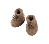 Engel Natur, Baby-Schühchen Fleece, 100% Wolle (kbT) (2 (62/68), Walnuss Melange)