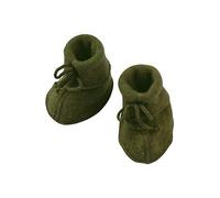 Engel Natur, Baby-Schühchen Fleece, 100% Wolle (kbT) (50-56, Schilf Melange)