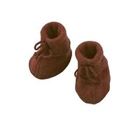 Engel Natur, Baby-Schühchen Fleece, 100% Wolle (kbT) (50-56, Zimt Melange)