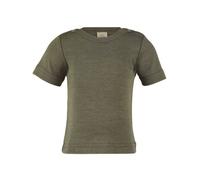 Engel natur Baby T-Shirt Bio-Wolle/Seide Olive 74/80
