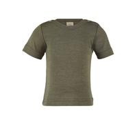 Engel natur Baby T-Shirt Bio-Wolle/Seide Olive 86/92