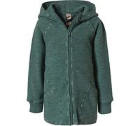 Engel - Baby-Jacke mit Kapuze und Reißverschluß - Wolljacke, Gr. 110-116, türkis (JadeMelange)