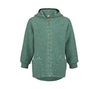 Engel Natur, Baby Walkjacke mit Reißverschluss, 100% Schurwolle (kbT) (Jade melange, 98-104)
