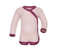 Engel Natur Baby Wickelbody Langarm Wolle Seide orchidee-natur Gr.62/68