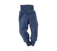 Engel Natur Babyhose Bio-Merinowolle Fleece maschinenwaschbar melange-blau Gr. 62/68