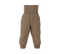 Engel Natur Babyhose Bio-Merinowolle Fleece maschinenwaschbar melange-walnuss Gr. 74/80