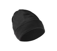 Engel Natur Beanie Mütze aus Wolle-Seide, Schwarz, OneSize
