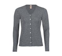 Engel natur Damen Cardigan Bio-Schurwolle Schiefer 38/40