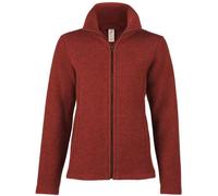 Engel natur Damen Fleece-Jacke tailliert Bio-Schurwolle Terracotta 38/40