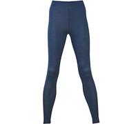 Engel Natur, Damen Leggings, Wolle Seide, Gr. 34-48 (38/40, Marine)