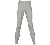Engel Natur, Damen Leggings, Wolle Seide, Gr. 34-48 (42/44, Hellgrau Melange)