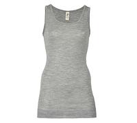 Engel Natur Damen Longshirt, Wolle und Seide, 2 Farben (42/44, Hellgrau Melange)