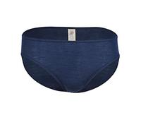 Engel Natur Damen Slip mit Spitze – 70% Wolle (kbT) / 30% Seide – Marine Gr. 42/44