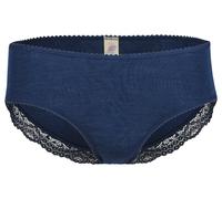 Engel Natur Damen Slip mit Spitze Wolle Seide marine Gr. 38/40