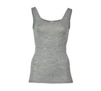 Engel natur Damen Trägerhemd Bio-Schurwolle/Seide Hellgrau Melange 34/36