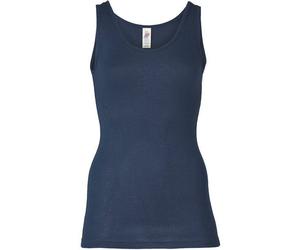 Engel natur Damen Trägerhemd Bio-Schurwolle/Seide Marine 34/36