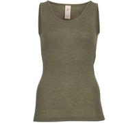 Engel natur Damen Trägerhemd Bio-Schurwolle/Seide Olive 38/40