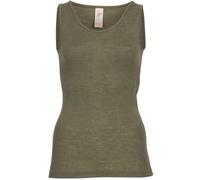Engel natur Damen Trägerhemd Bio-Schurwolle/Seide Olive 42/44
