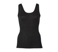 Engel natur Damen Trägerhemd Bio-Schurwolle/Seide Schwarz 42/44