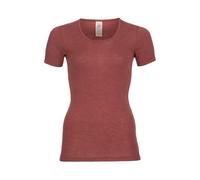 Engel Natur Damen Unterhemd Kurzarm Wolle Seide kupfer Gr. 42/44
