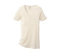 Engel Natur Damen Unterhemd Kurzarm Wolle Seide natur Gr.42/44