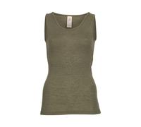 Engel Natur Damen Unterhemd Wolle Seide olive Gr. 42/44