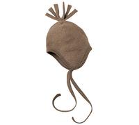 Engel - Baby Mütze Wollfleece - Mütze, Gr. 74-80, braun (WalnussMelange)