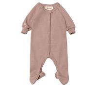 Engel Natur | Frühchen Schlafanzug mit Füßen | 70% Wolle (kbT), 30% Seide | Premature Overall (DustyRose, 44)