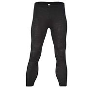 Engel Natur Herren Leggings, Wolle Seide, 2 Farben (GOTS) (50/52, Schwarz)