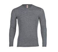 Engel Natur, Herren Shirt Langarm, 100% Wolle (´kbT) (50/52, Schiefer)