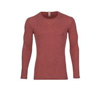 Engel Natur, Herren Shirt Langarm, Wolle & Seide (54-56, Kupfer)