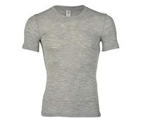 Engel Bio-Herren-T-Shirt kurzarm hellgrau melange, Gr. 46/48