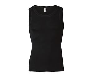 Engel Natur Herren Unterhemd Wolle Seide schwarz Gr.46/48