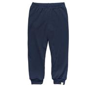 Engel Natur | Kinder Jogginghose Bequemhose | 70% Wolle (Merino), 30% Seide | GOTS Zertifiziert (DE/NL/SE/PL, Numerisch, 116, Regular, Marine)