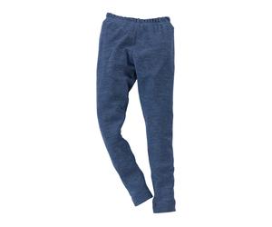 Engel Natur Kinder Leggings Bio-Merinowolle melange-blau Gr.116