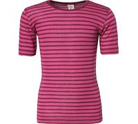 Engel Natur, Kinder Unterhemd Kurzarm, 70% Wolle (KBA), 30% Seide (104, Himbeere/Orchidee)