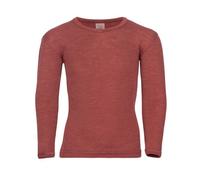 Engel natur Kinder Unterhemd Langarm Bio-Schurwolle/Seide Kupfer 164