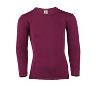 Engel natur Kinder Unterhemd Langarm Bio-Schurwolle/Seide Orchidee 92