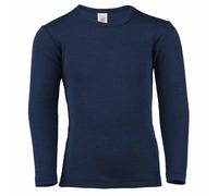 Engel Kinder-Langarmshirt (Größe: 116 / Farbe: marine / Material: Wolle/Seide)