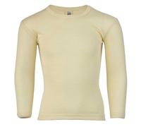 Engel natur Langarmshirt Kinder aus Merinowolle und Seide natur 116
