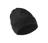 Engel Natur Merino-Mütze Damen/Herren 70% Wolle (kbT) 30% Seide Schwarz One Size