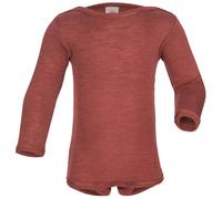 Engel Natur Merino/Seide Langarm Babybody GOTS 86/92 kupfer