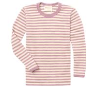 Engel Natur | Merino Shirt Kinder | Mädchen und Jungen | 100% Wolle (kbT) | IVN-Best Zertifiziert (DE/NL/SE/PL, Numerisch, 152, Regular, Rosenholz Melange/Natur)