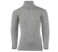 Engel natur Rollkragen Shirt Kinder aus Merinowolle und Seide hellgrau 128