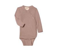 Engel Natur Wickelbody langarm dustyrose Gr. 50/56