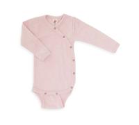 Engel Natur Wickelbody Langarm magnolie Wolle Seide Gr. 62/68