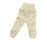 Engel Natur: Wolle-Seide-Mischung Nabelbund Hose für Frühchen, Unisex Baby, Hose, 0-3 Monate, 12 Months, Regular, Niedrige Taille, Pull On, Wolle/70%, Seide/30%